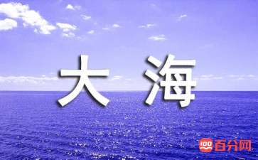 向往大海宁静的句子