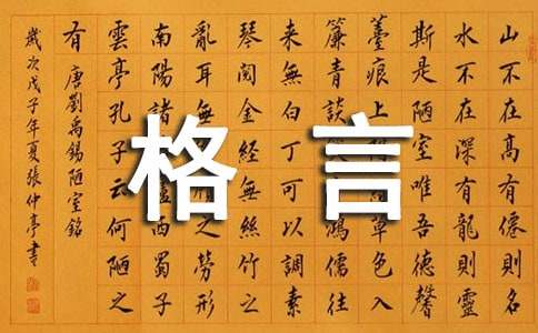 【实用】2024年人生格言座右铭锦集56条